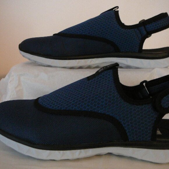 Bass Outdoor Men's Blue Hex Mesh Action Slide On Traction Hiking Shoes-10.5 - Picture 3 of 11